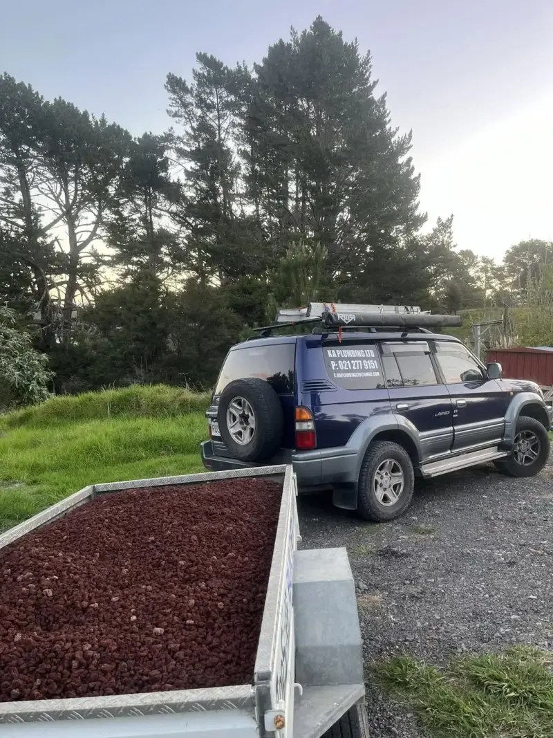 KA Plumbing service vehicle