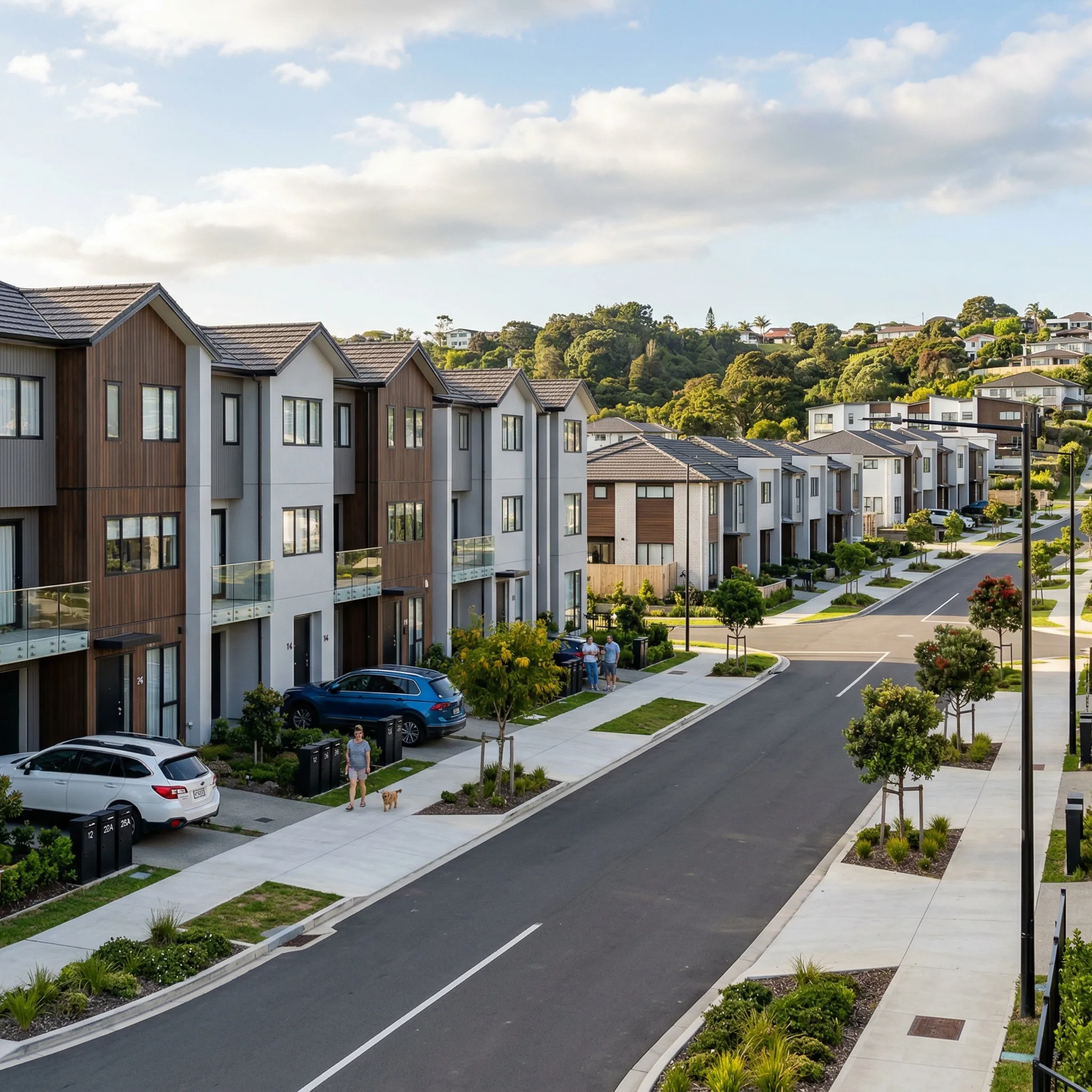 New townhouse development in Albany Auckland
