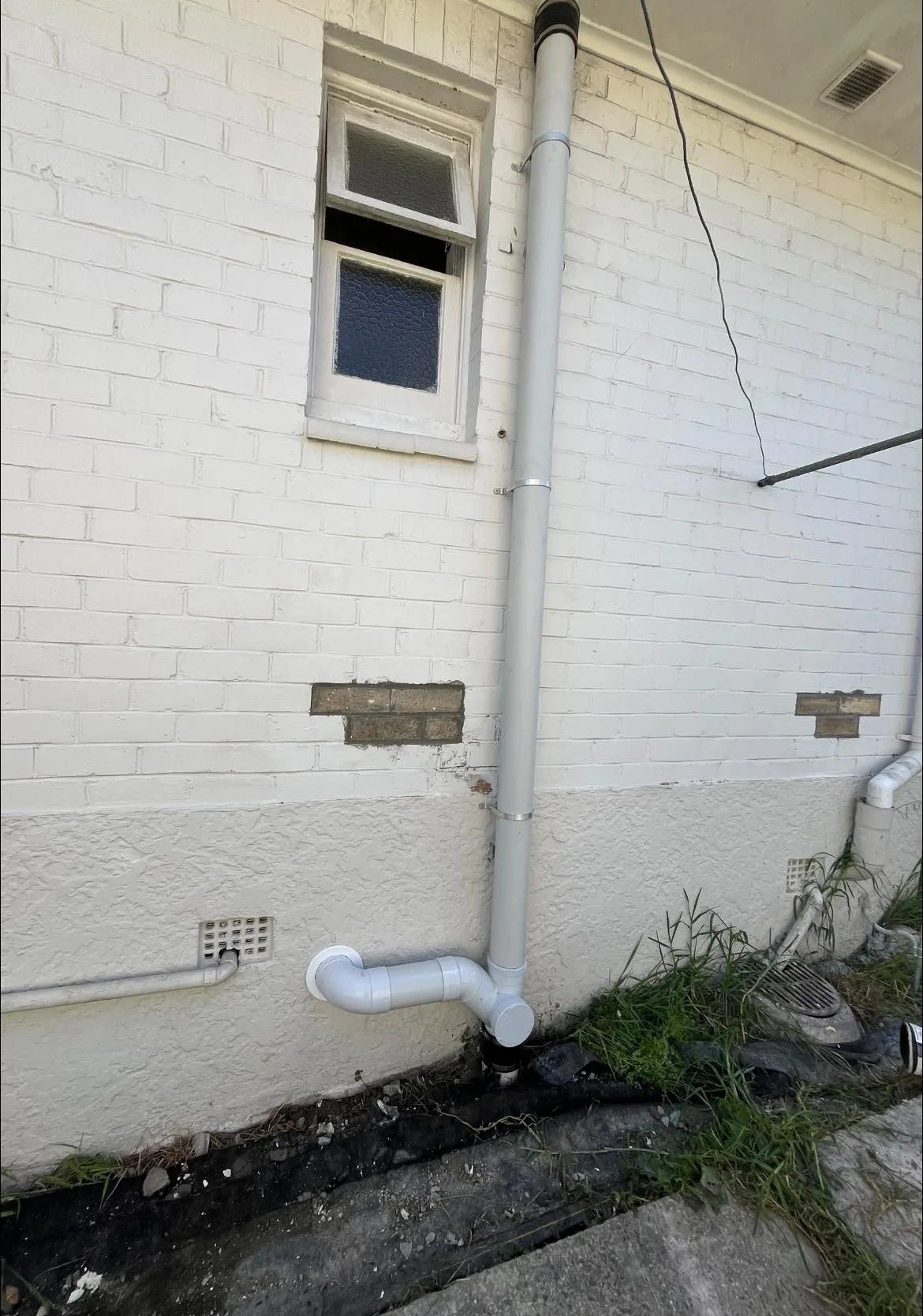 Completed plumbing renovation project